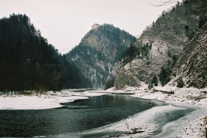 Droga Pienińska Zimą
